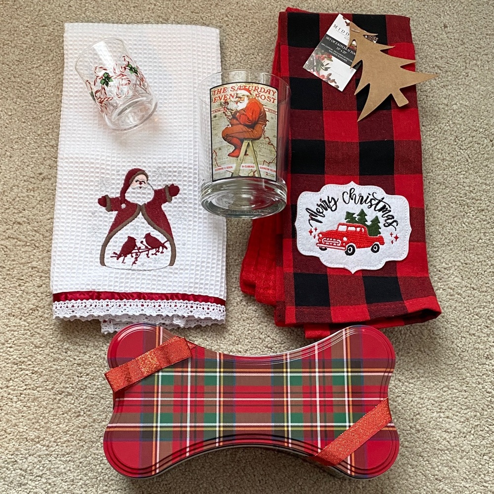 Festive Plaid Holiday Gift Set